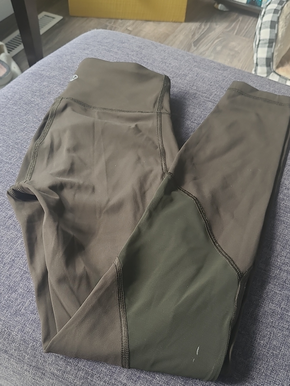 lululemon athletica Khaki Green Brown High-Rise Leggings